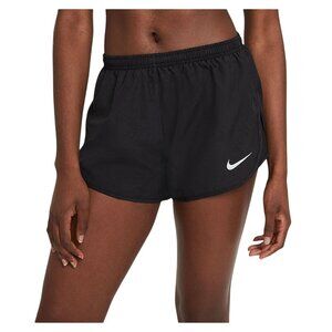 Nike Women's Dri-Fit Embossed Print Mod Tempo Shorts Small Medium Black